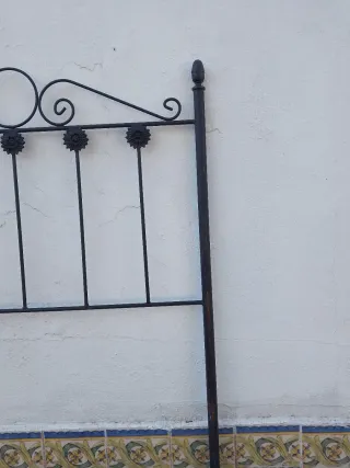 Cabecero de Cama Antiguo Hierro Forjado