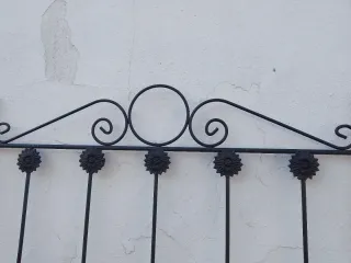 Cabecero de Cama Antiguo Hierro Forjado