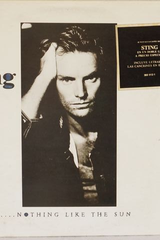 Sting ...Nothing Like The Sun LP Doble