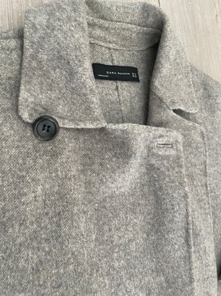 Abrigo Zara Gris
