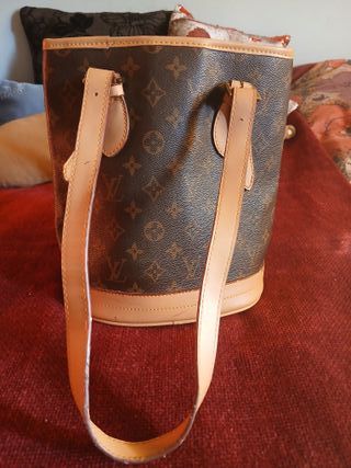 Bolso Louis Vuitton Monogram Marrón Beige