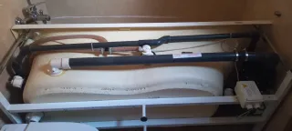 Bañera Hidromasaje con motor y mampara incluidos