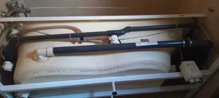 Bañera Hidromasaje con motor y mampara incluidos