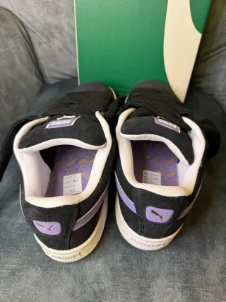 Puma Suede 38.5 Nero Viola