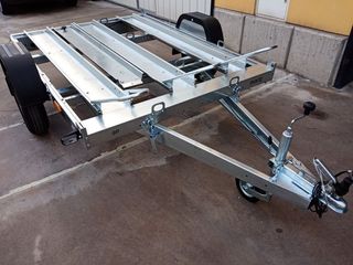 NUEVO: Remolque Portamotos Plegable