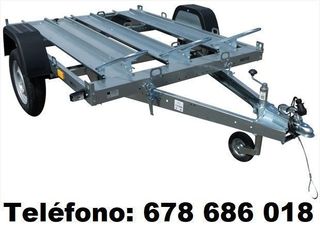NUEVO: Remolque Portamotos Plegable
