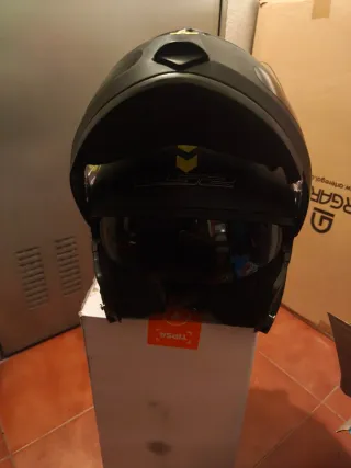 Casco Modular LS2 Moto Negro Mate