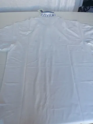 Polo Enrico Coveri Uomo 3XL Bianca dettagli blu