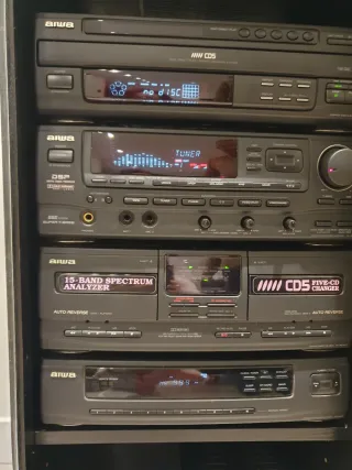 Equipo de Sonido Aiwa Negro