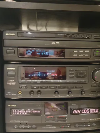 Equipo de Sonido Aiwa Negro