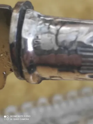 Servizio posate vintage oro e argento