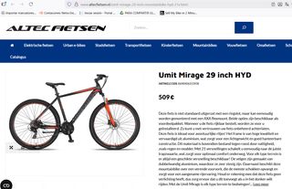 MTB 29" NUEVA + Discos hidráulicos + Luces