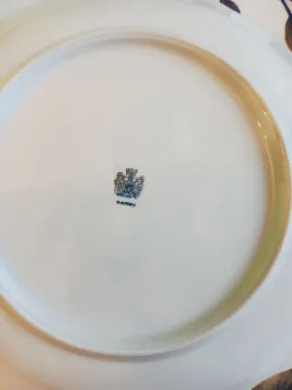 Set Piattini da dolce Porcellana Oro