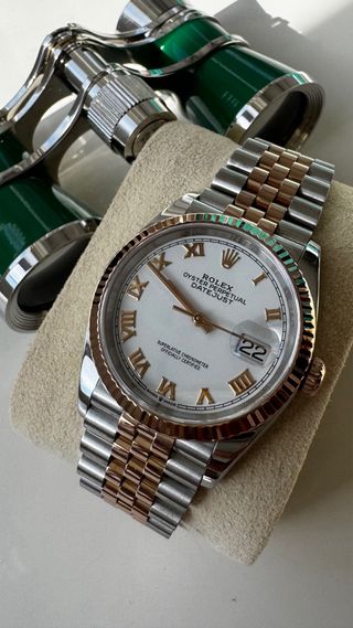 Rolex Datejust 36mm Acero Oro Rosa Nuevo 2018