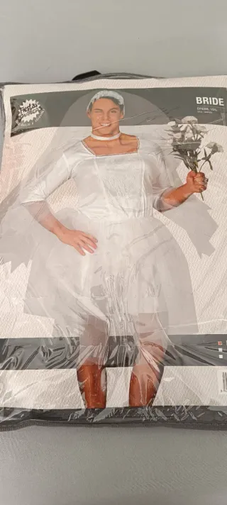 Disfraz Novia novio Talla M,hace una 40