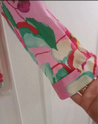 Camisa Zara Estampada Floral