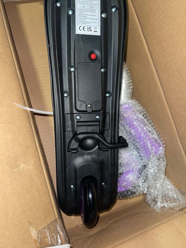 Monopattino Infantile TONBUX con Luci LED 3-12 Anni