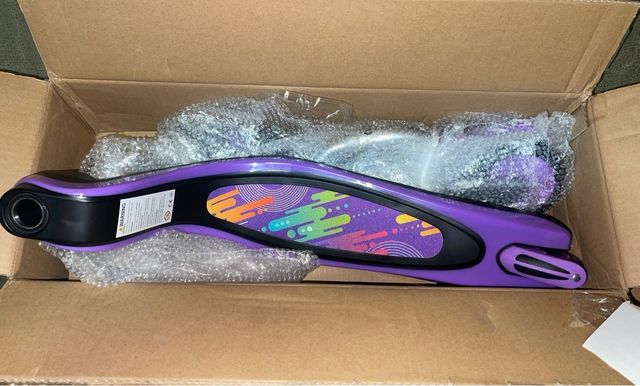 Monopattino Infantile TONBUX con Luci LED 3-12 Anni