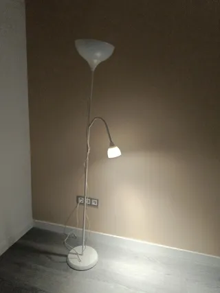 Lámpara de salón doble