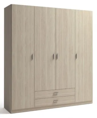 Armario modular madera color beige/marrón