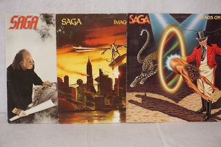 3 Vinilos Rock Clásico SAGA