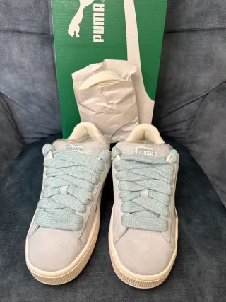 Puma Suede XL Grigio/Teal Tg 36