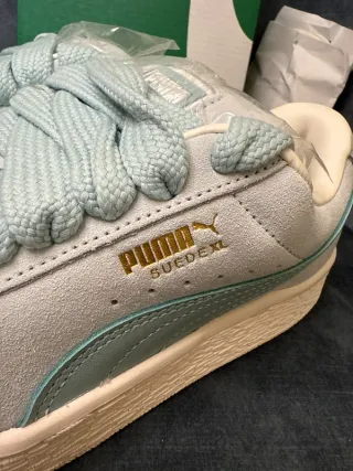 Puma Suede XL Grigio/Teal Tg 36
