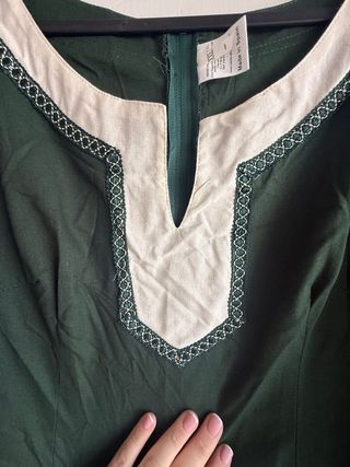 Vestido Medieval Nairana Talla XXL Verde