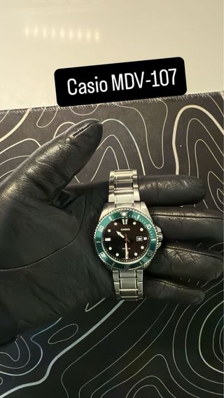 Orologio Casio MDV-107 Nero