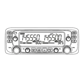 Lámpara LED 3D Emisora Icom IC 2730 + indicativo