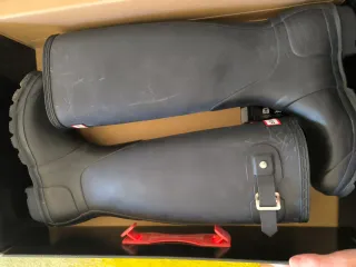 Botas de agua Hunter negras mujer