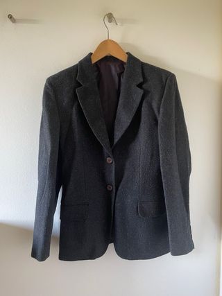 Americana jaspeada tonalidades azules