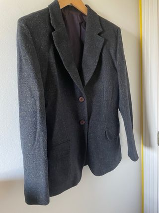 Americana jaspeada tonalidades azules