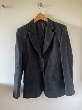 Americana jaspeada tonalidades azules