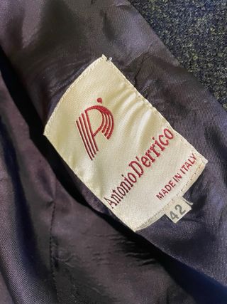 Americana jaspeada tonalidades azules