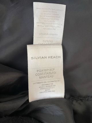 Cappotto Silvian Heach nero