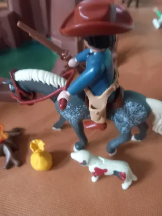 Playmobil Oeste: Caballos y Vaquero