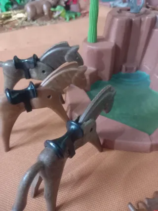 Playmobil Oeste: Caballos y Vaquero