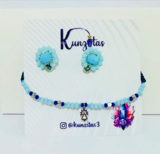 Conjunto Virgen del Pilar: Pendientes y Pulsera