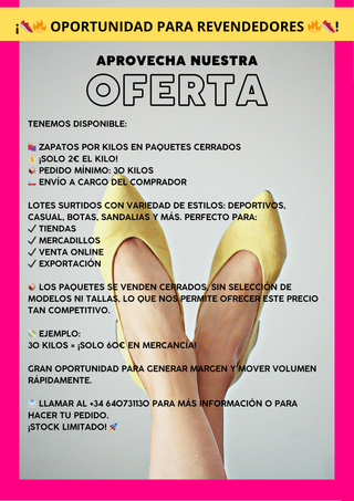 Zapatos por Kilo en Paquetes Cerrados