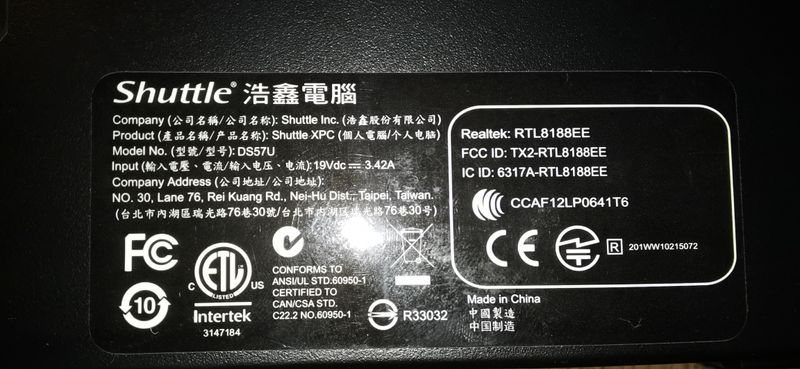 Shuttle XPC DS77U3 Core i3 Mini PC 8GB RAM afbeelding 7