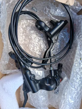 Frenos disco bicicleta aceite