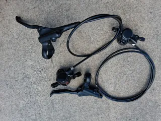 Frenos disco bicicleta aceite