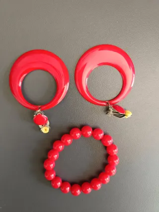 Conjunto Pendientes y Pulsera Sevillana