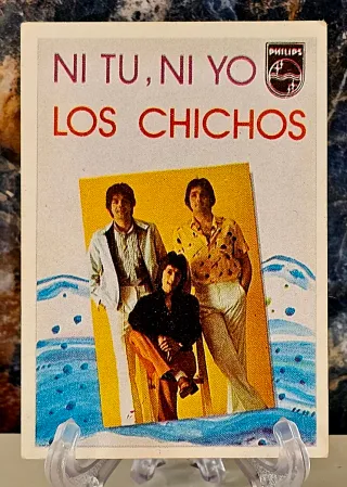CARD LOS CHICHOS 1980 España Coleccionable