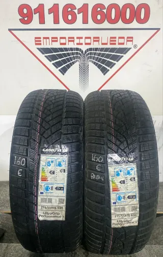 4UD 215 55 16 H GOODYEAR RUEDA PREMIUM YA MONTADA