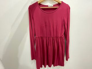 Blusa premamá color vino