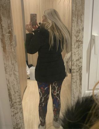 Plumífero Zara Negro Talla M