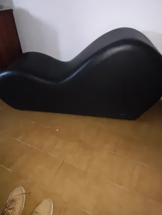 Sofá Tantra Negro Piel Sintética