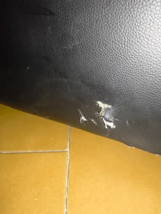 Sofá Tantra Negro Piel Sintética